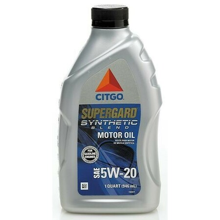 CITGO Supergard Sae 5W20 Synthtc Oil 31.89Z 620802001159